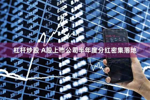杠杆炒股 A股上市公司半年度分红密集落地